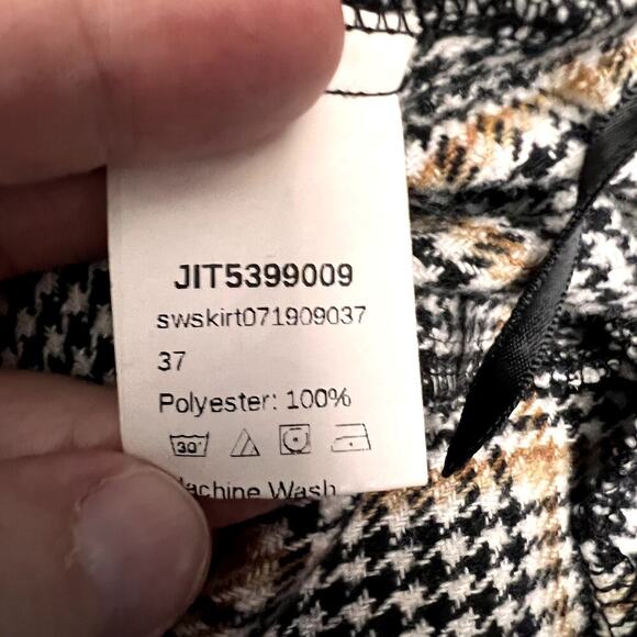 Shein Houndstooth Mini Pencil Skirt Size M - Picture 7 of 7